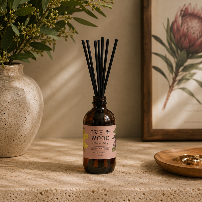 Acacia Reed Diffuser Reed Diffusers That Last Up to 12 Months | Australian Made | Ivy & Wood