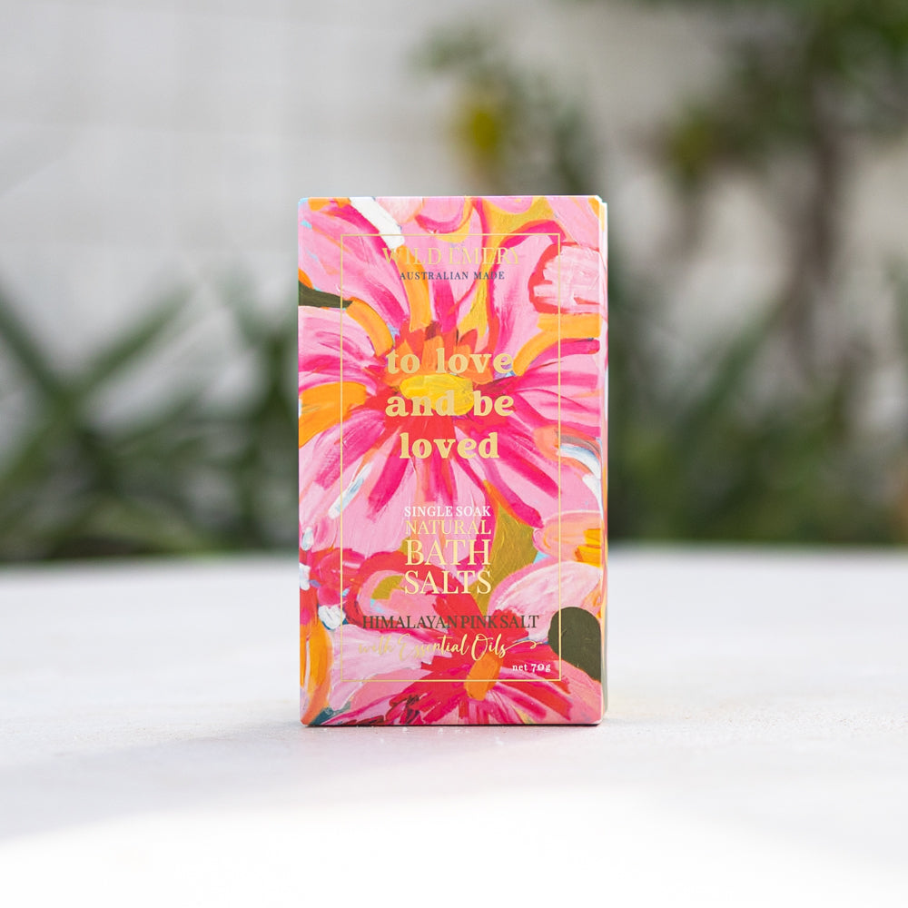 To Love and Be Loved Single Bath Soak by Wild Emery