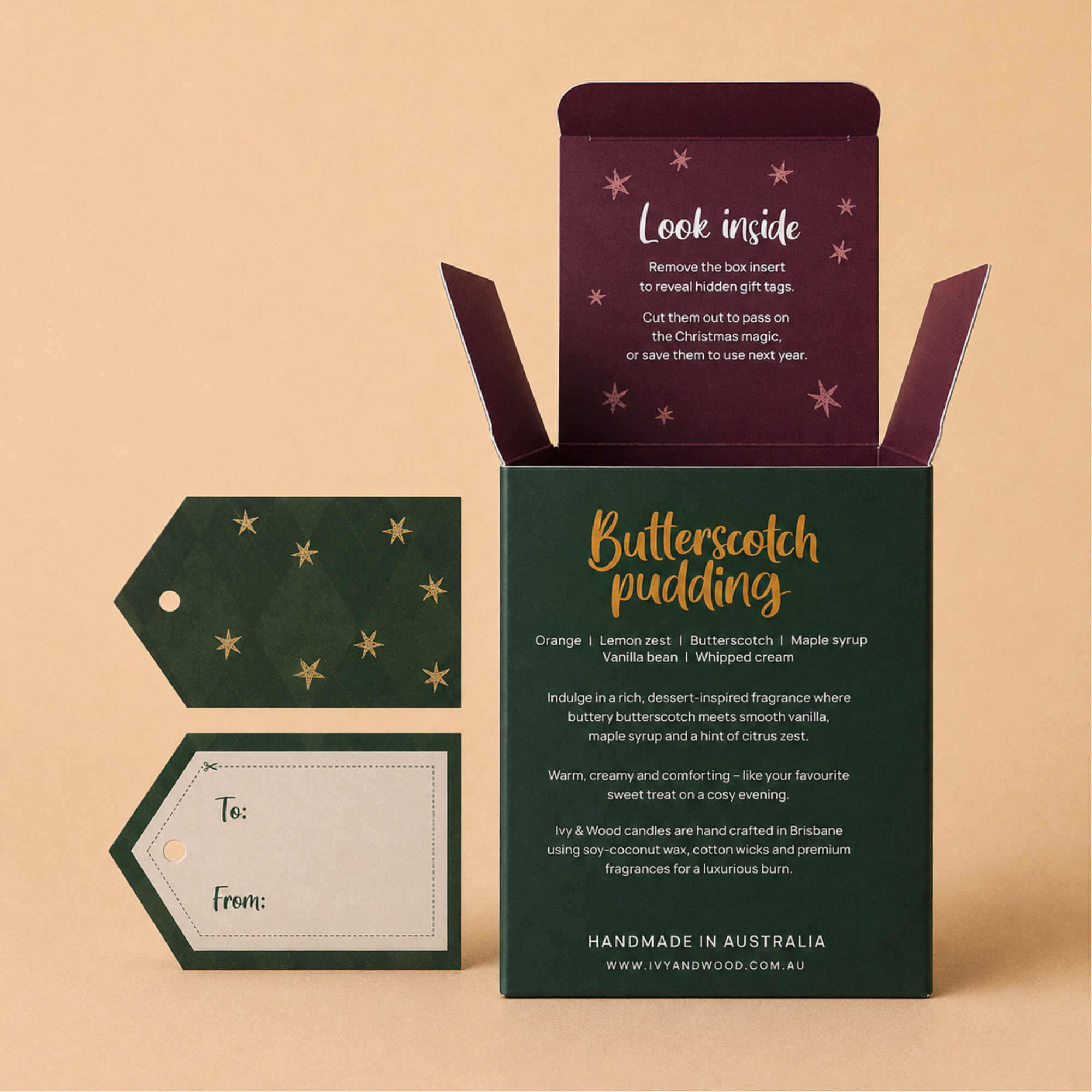 Butterscotch Pudding Limited Edition Christmas Candle