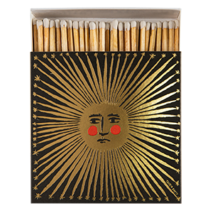 Golden Sun Luxury Matches by Archivist Gallery
