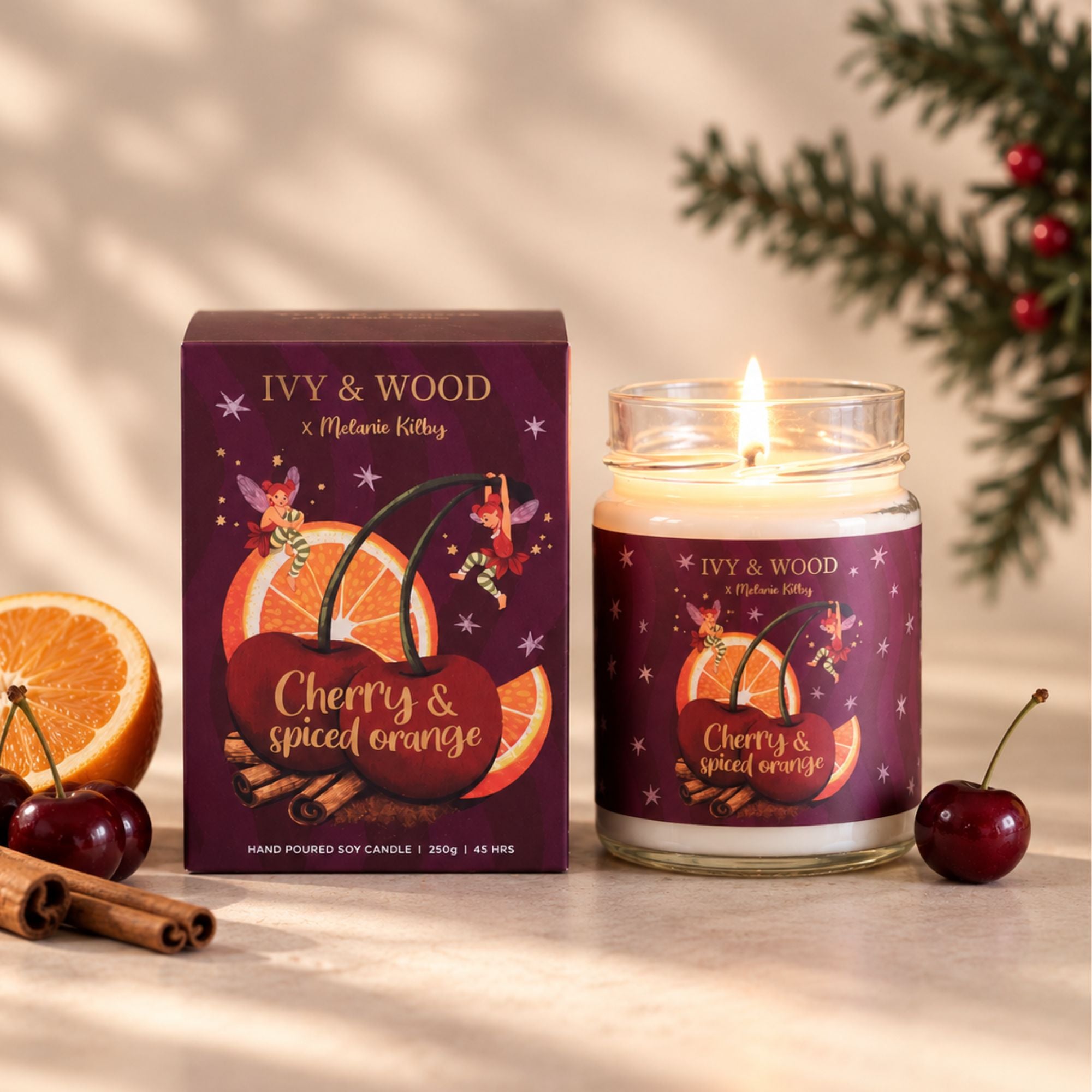 Cherry & Spiced Orange Limited Edition Christmas Candle