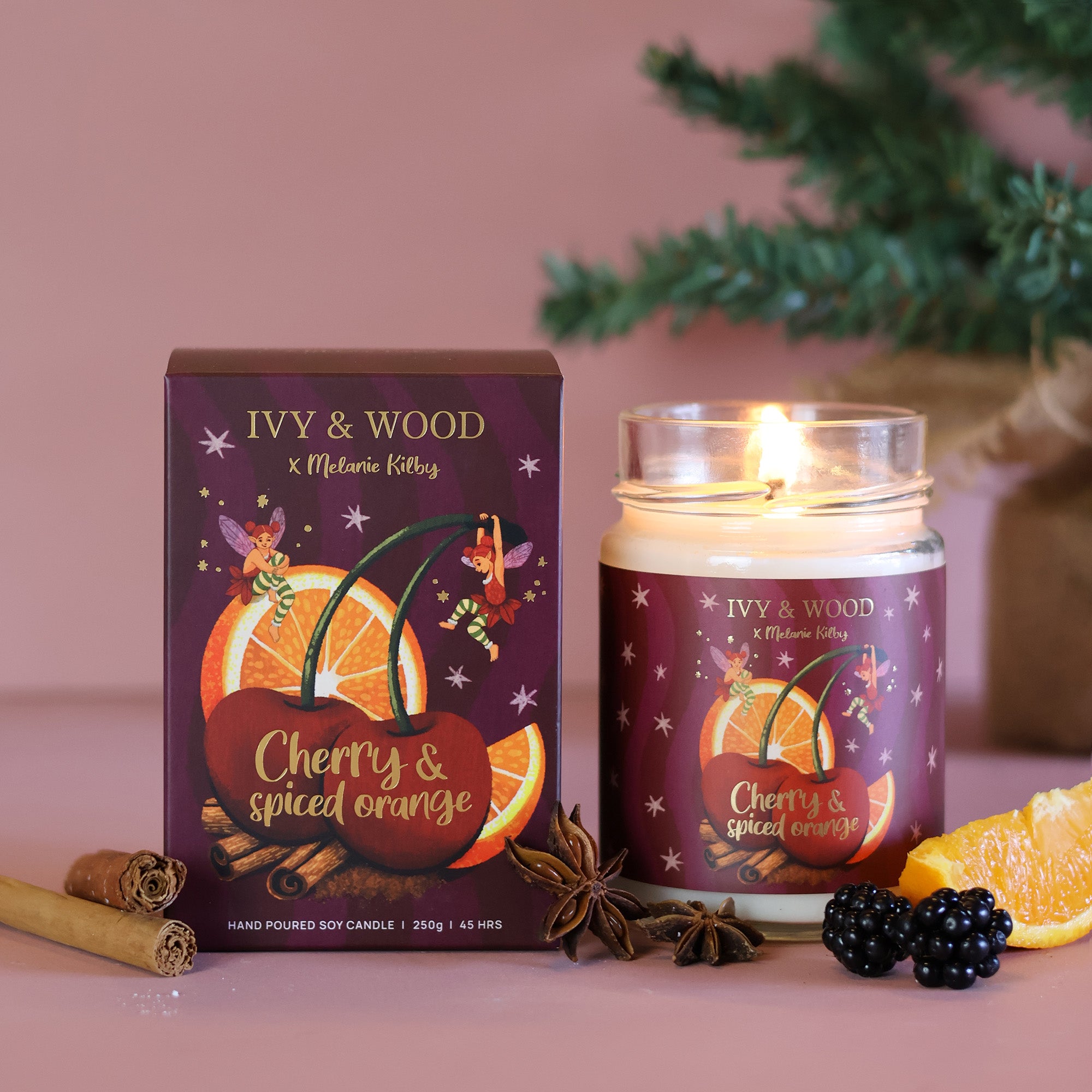 Cherry & Spiced Orange Limited Edition Christmas Candle