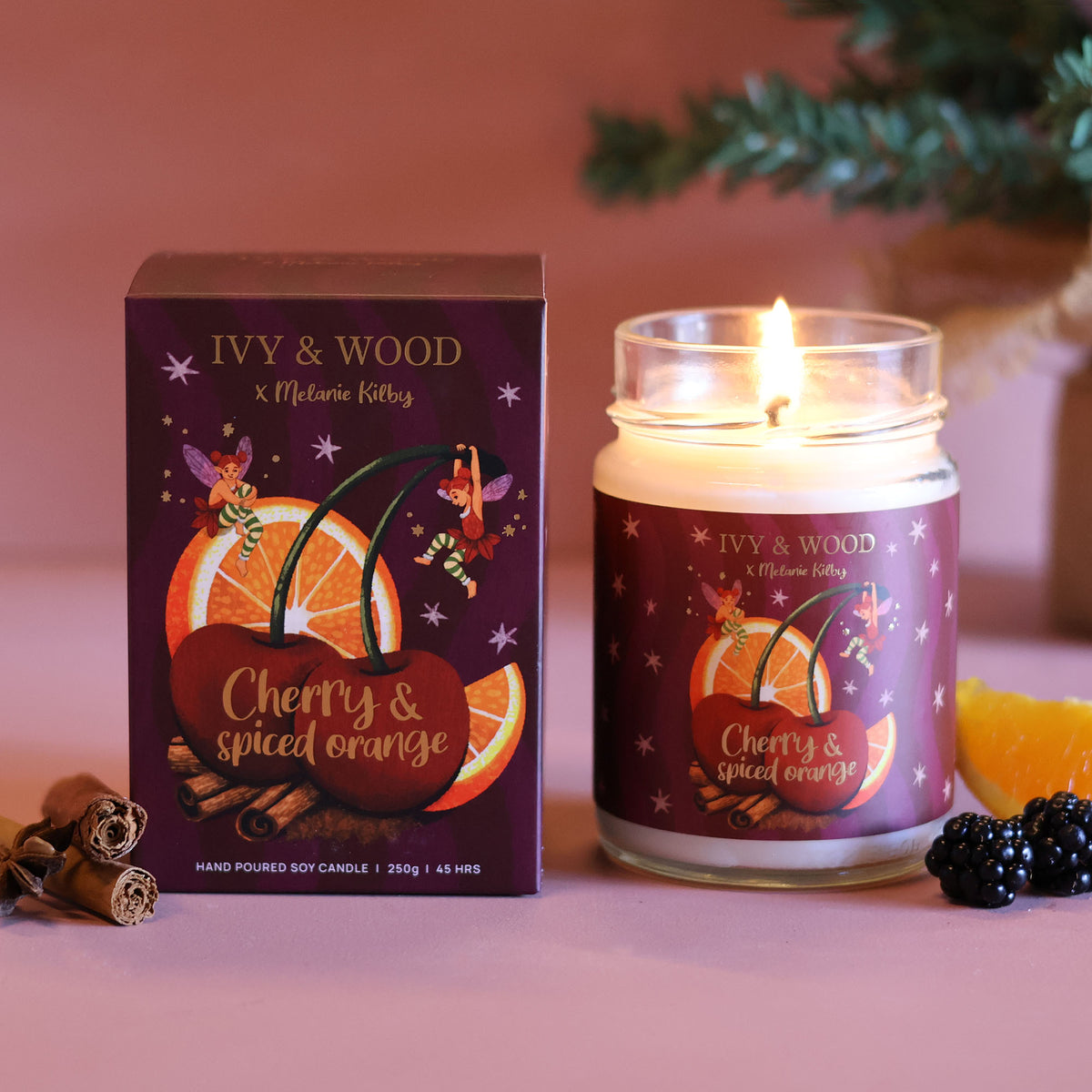 Cherry & Spiced Orange Limited Edition Christmas Candle