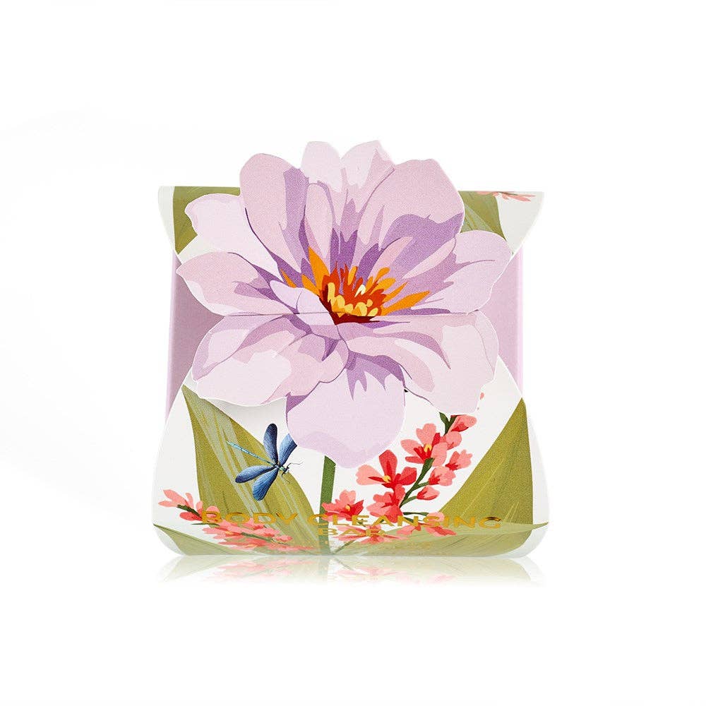 Body Cleansing Bar (Mauve Box) – White Florals & French Pear by Huxter