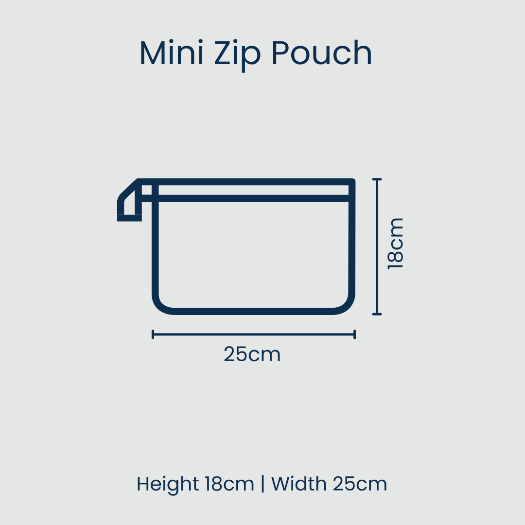 Sardine Mini Zip Pouch by Project Ten