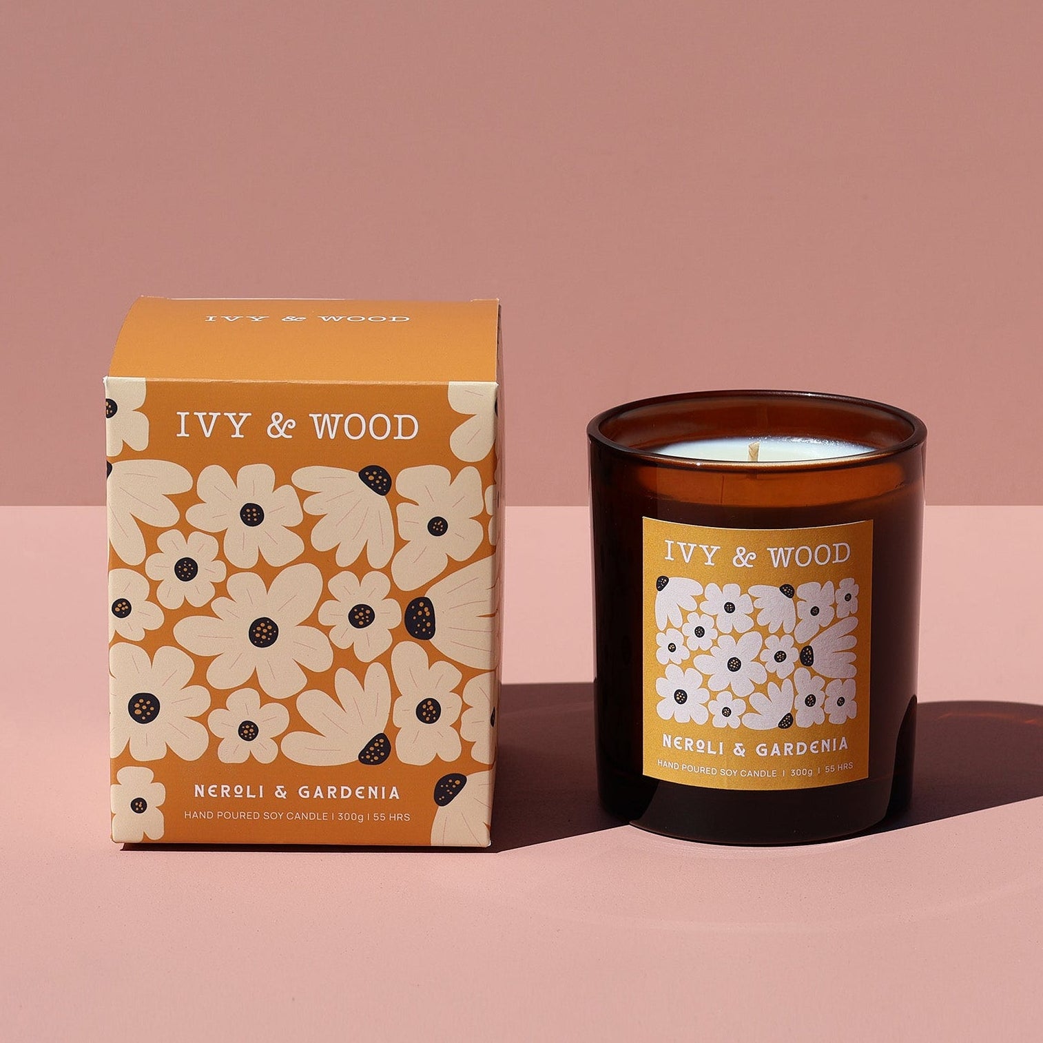 Neroli & Gardenia Scented Candle - Ivy & Wood
