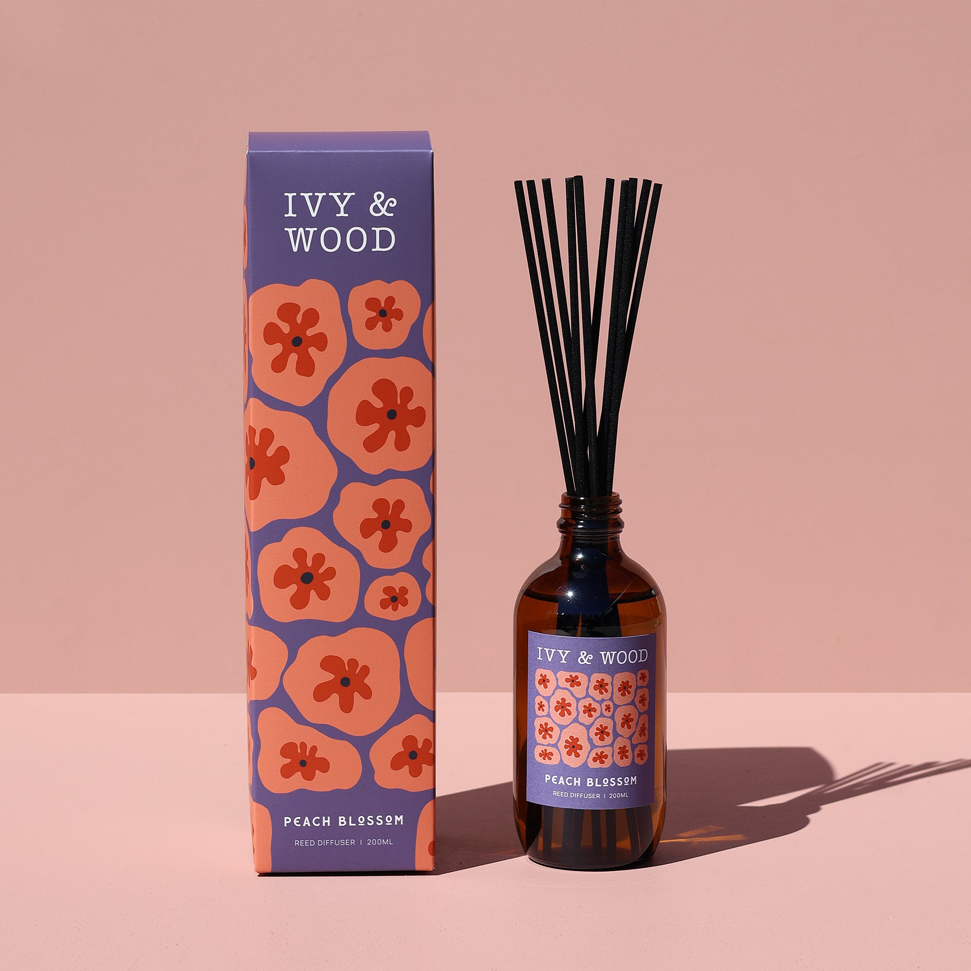 Flora Collection Reed Diffuser Bundle - Ivy & Wood