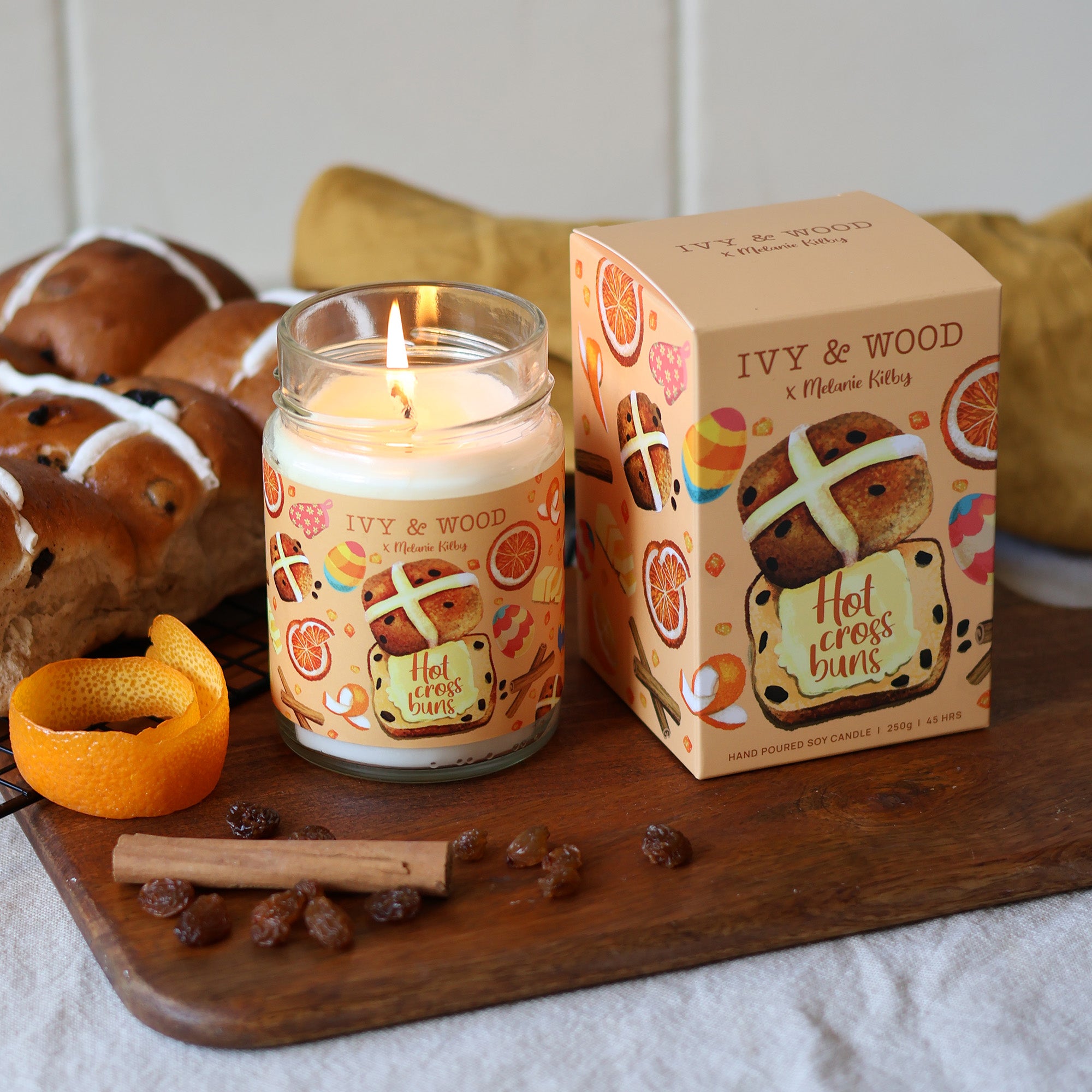Hot Cross Buns Limited Edition Easter Candle