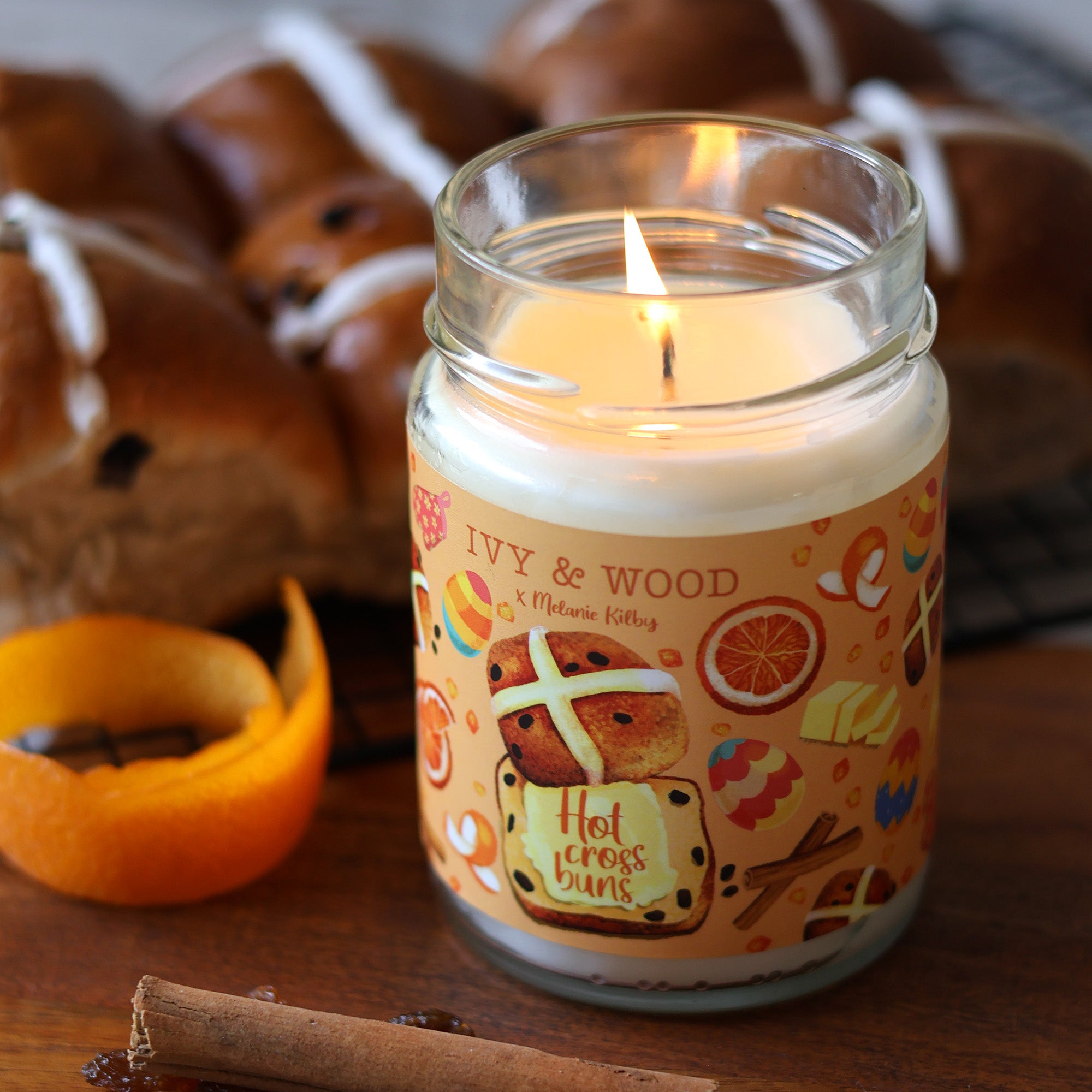 Hot Cross Buns Limited Edition Easter Candle