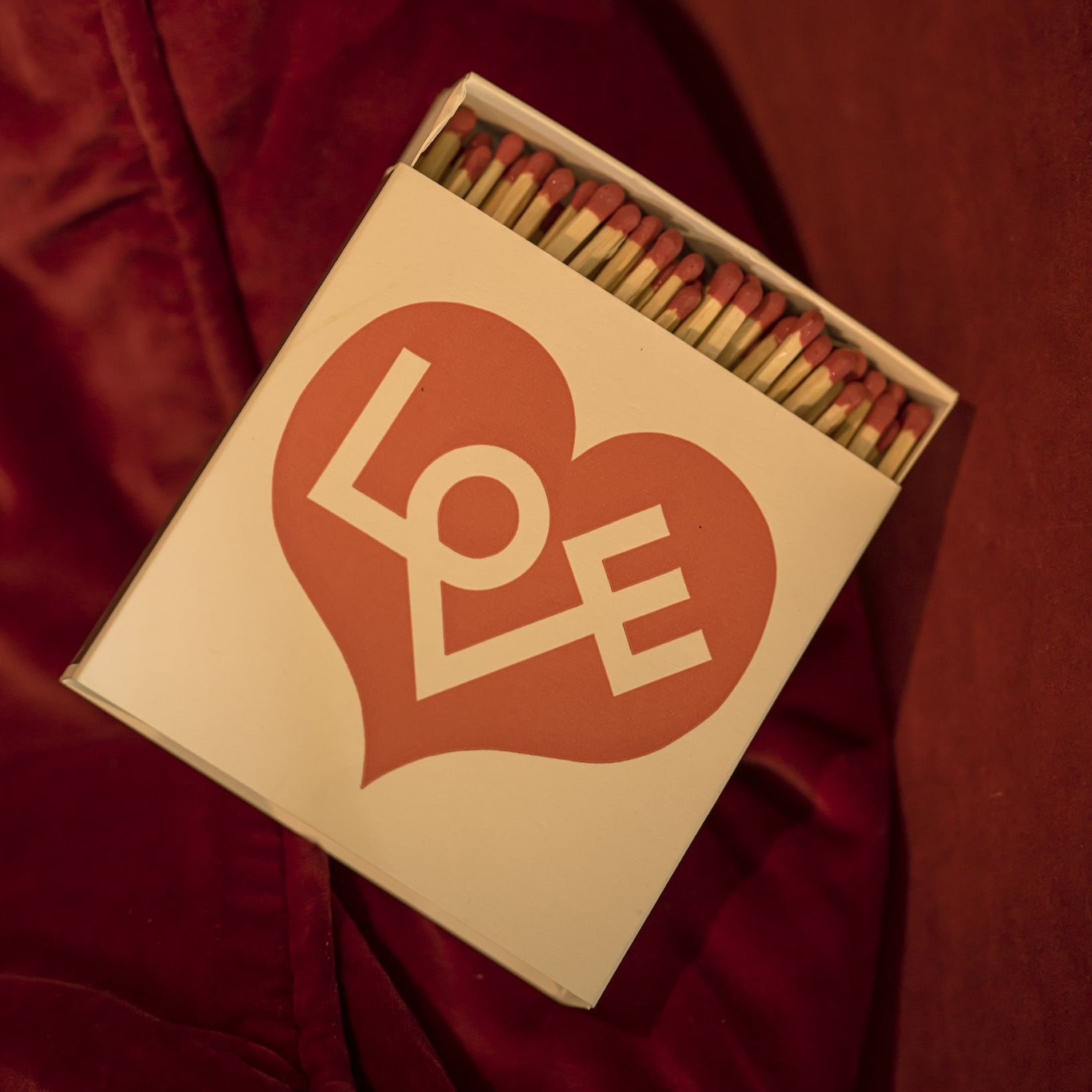 Love Heart Luxury Matches by Archivist Gallery - Ivy & Wood