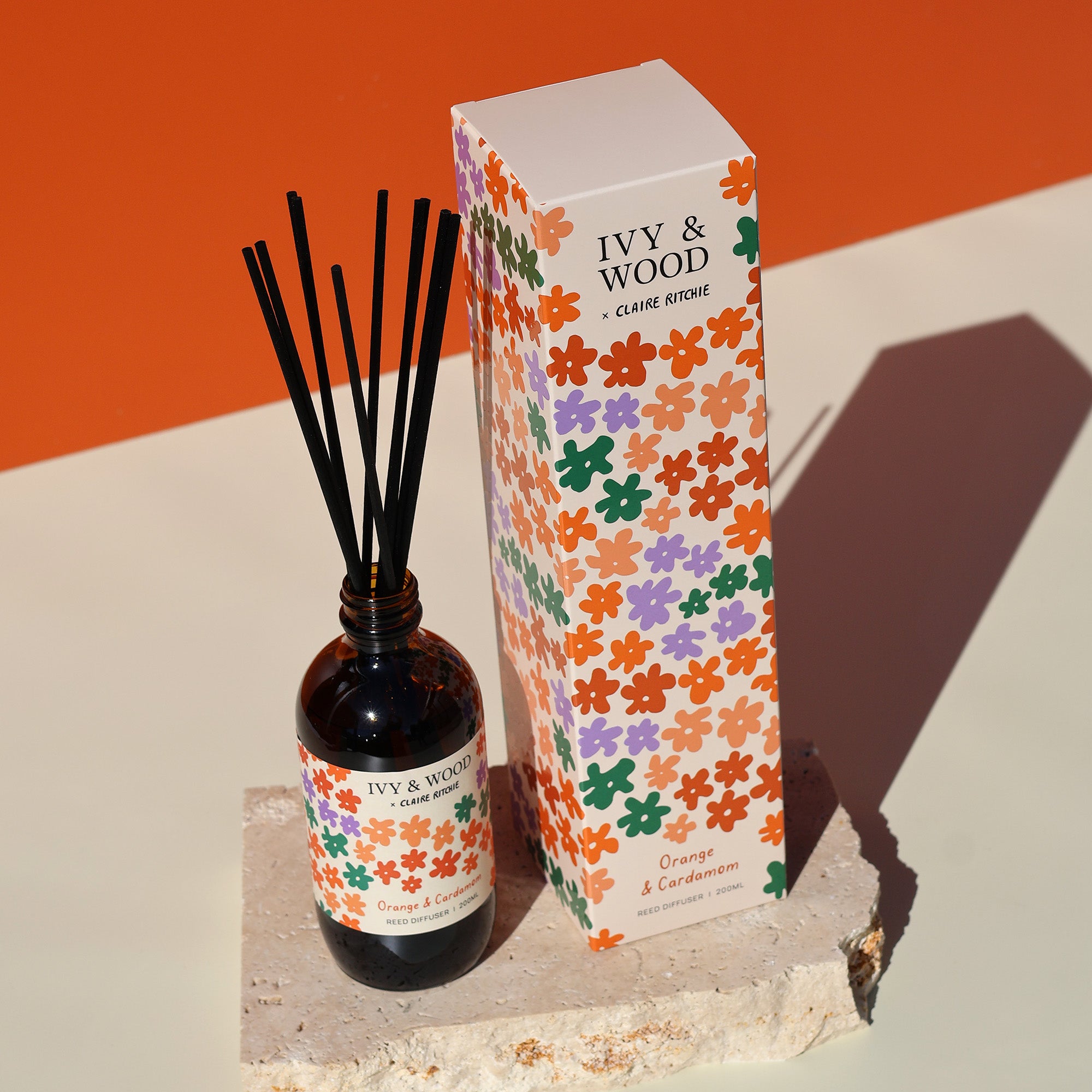Orange & Cardamom Reed Diffuser | Bloom x Claire Ritchie