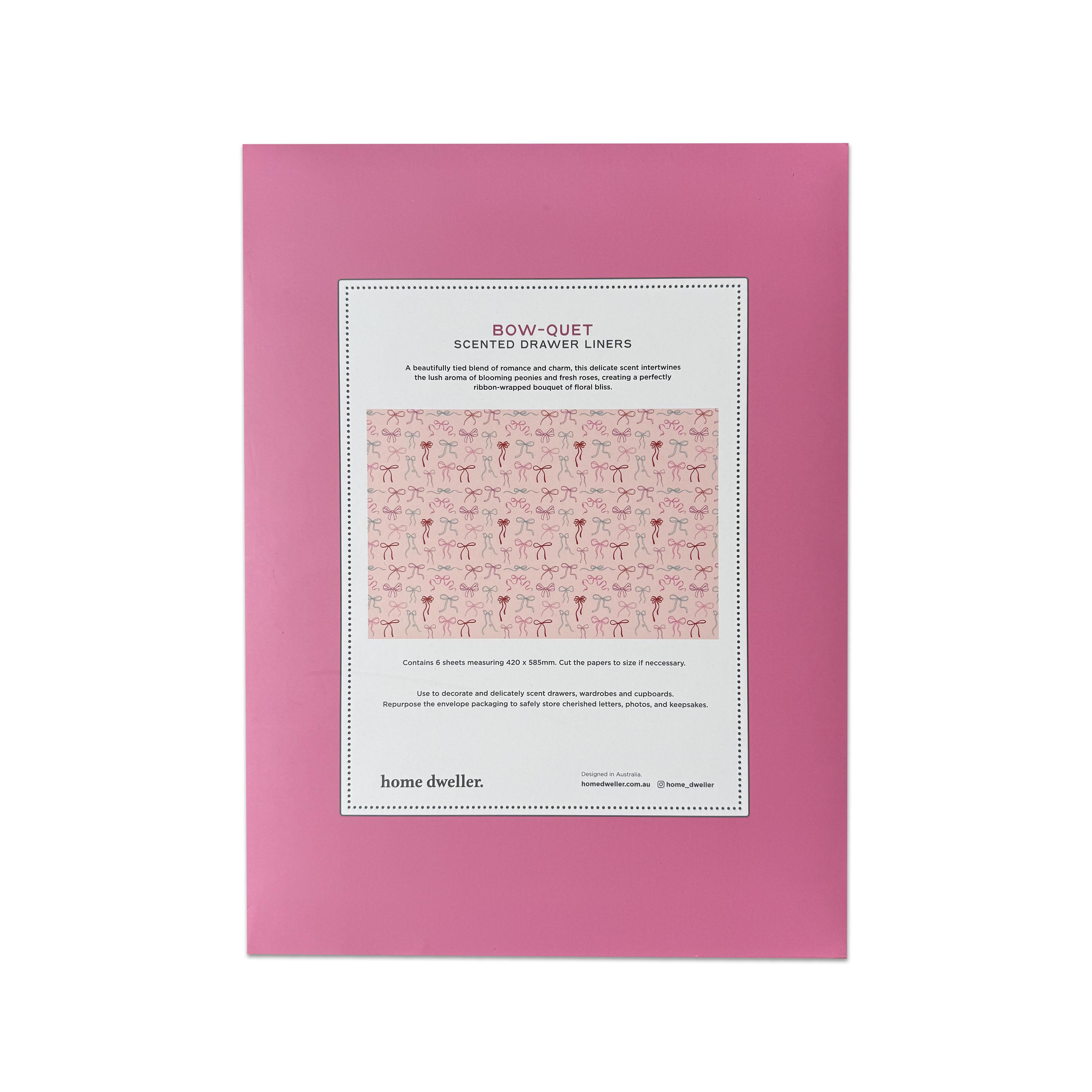 Bow-quet Scented Drawer Liners by Home Dweller