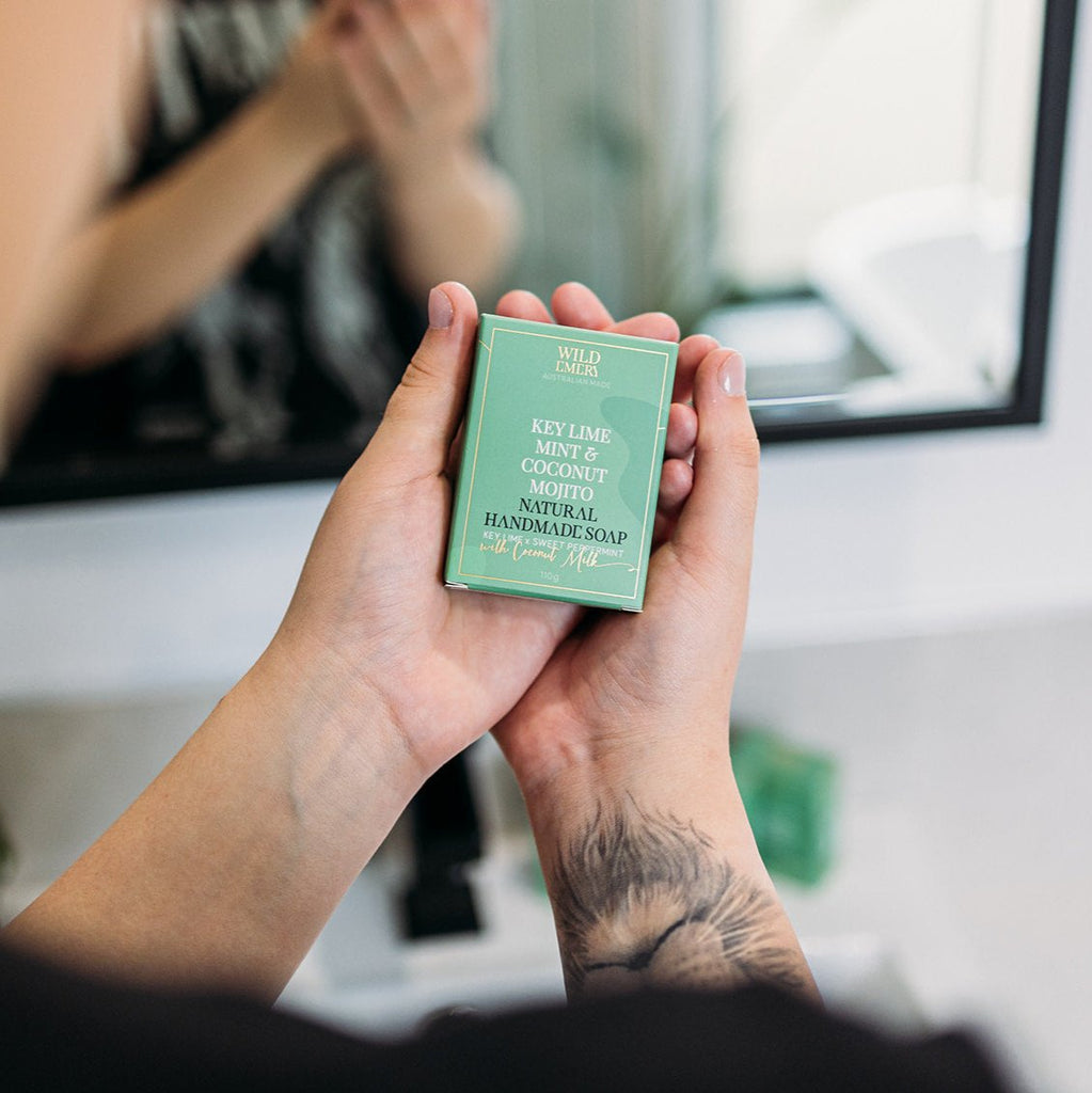 Key Lime Mint & Coconut Mojito - Natural Soap by Wild Emery