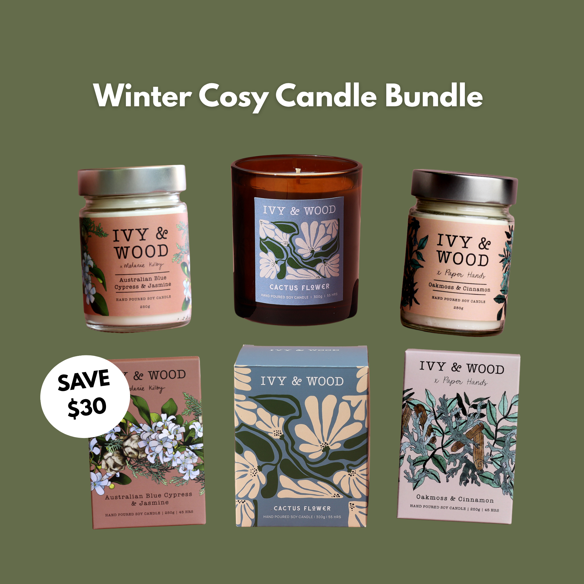 Winter Cosy Candle Bundle with Free Delivery