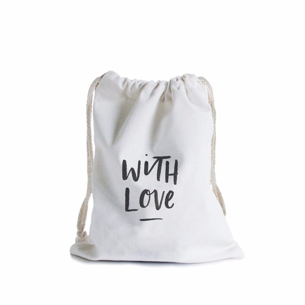 With Love Canvas Gift Bag by In The Daylight - Ivy & Wood