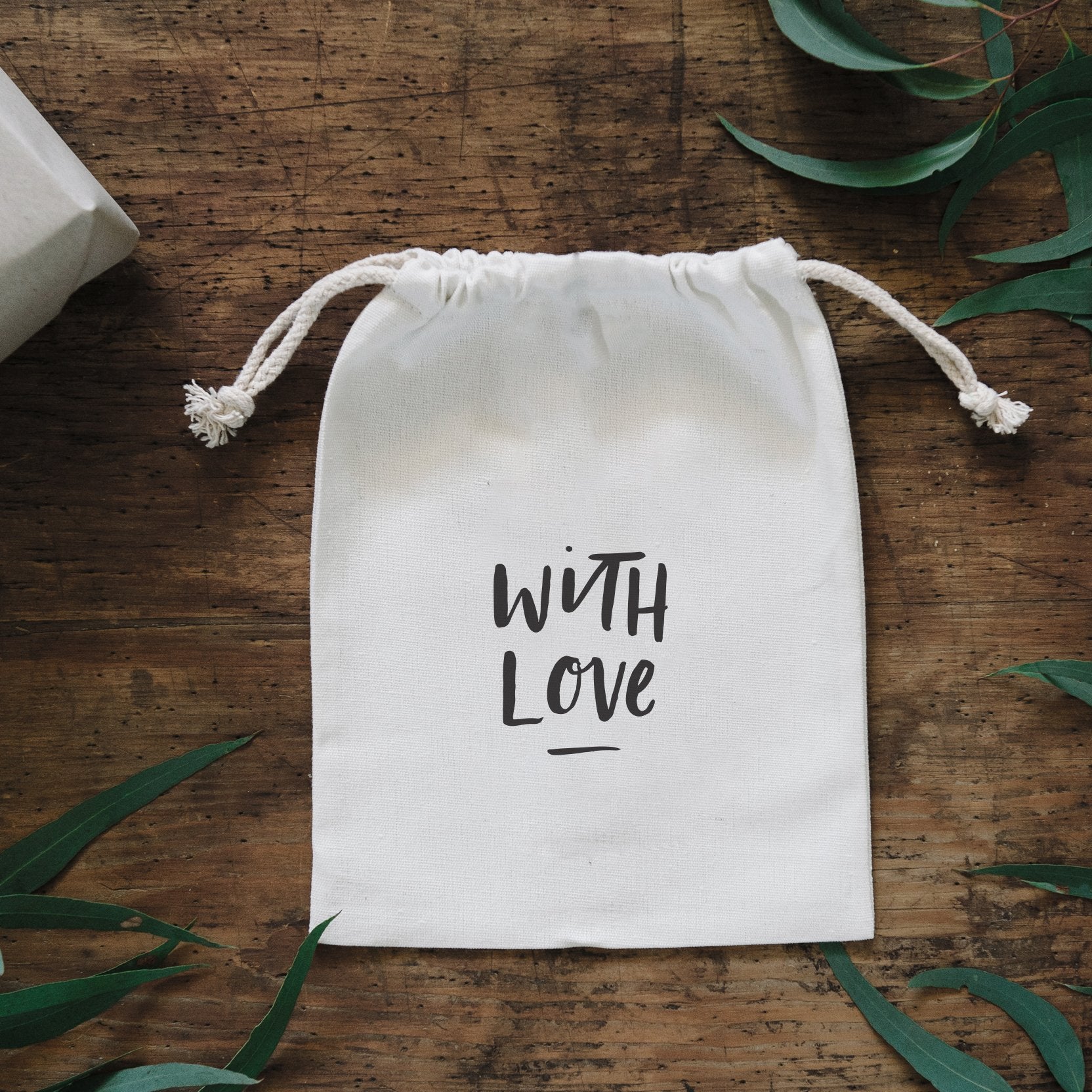 With Love Canvas Gift Bag by In The Daylight - Ivy & Wood
