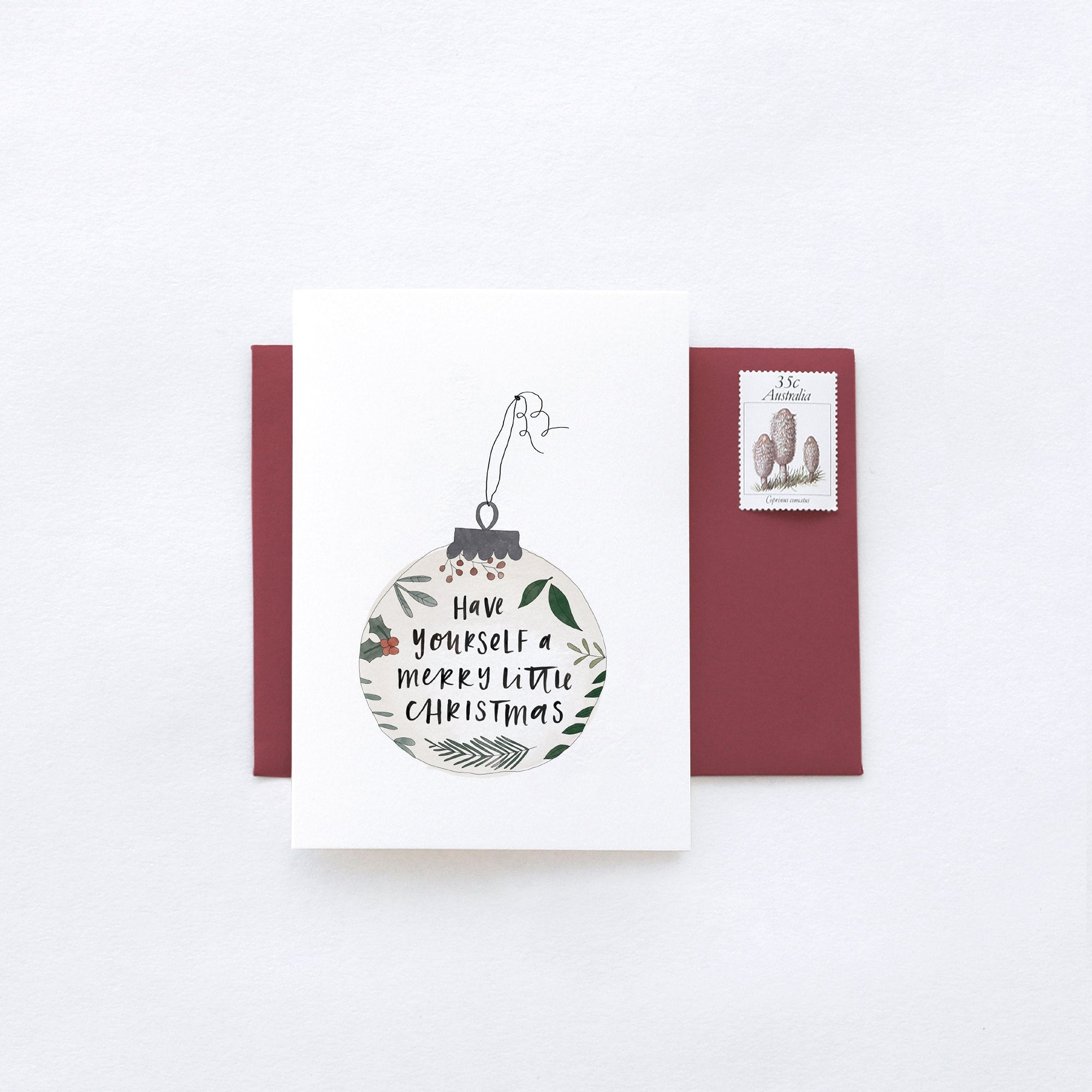 Christmas Bauble Greeting Card by In The Daylight - Ivy & Wood