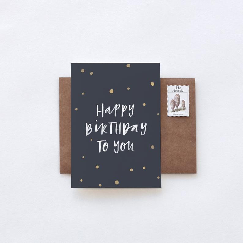 Birthday Confetti Greeting Card by In The Daylight