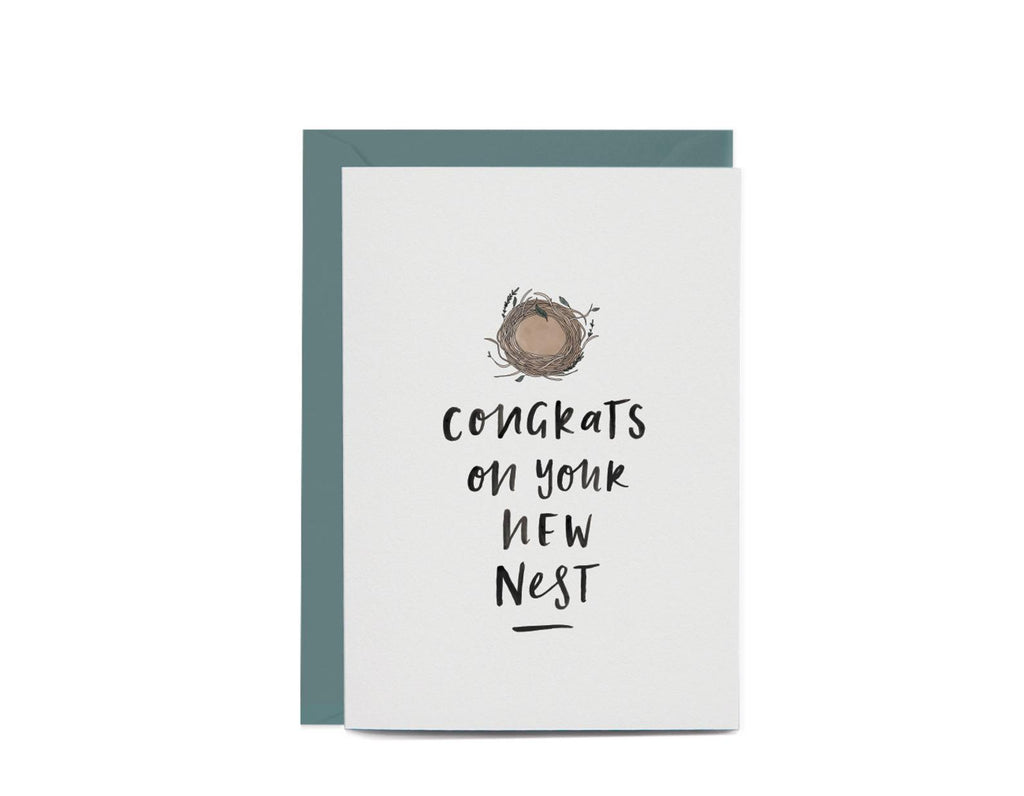 Congratulations On Your New Nest Greeting Card by In The Daylight - Ivy & Wood