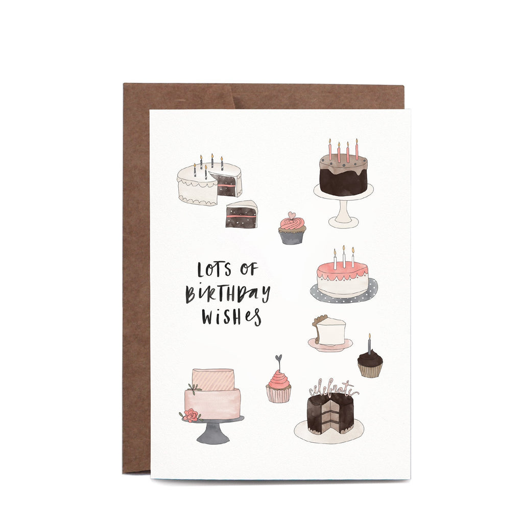 Lots of Birthday Cake Greeting Card by In The Daylight - Ivy & Wood