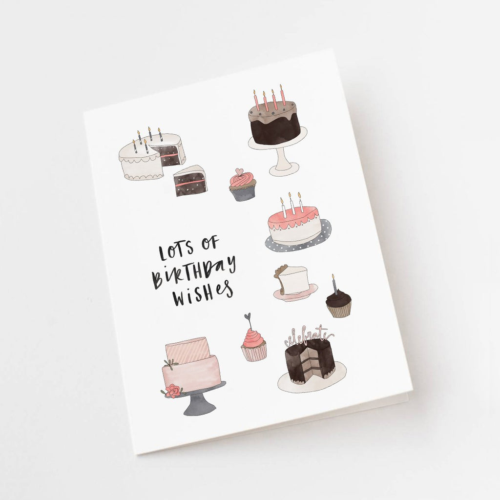 Lots of Birthday Cake Greeting Card by In The Daylight - Ivy & Wood