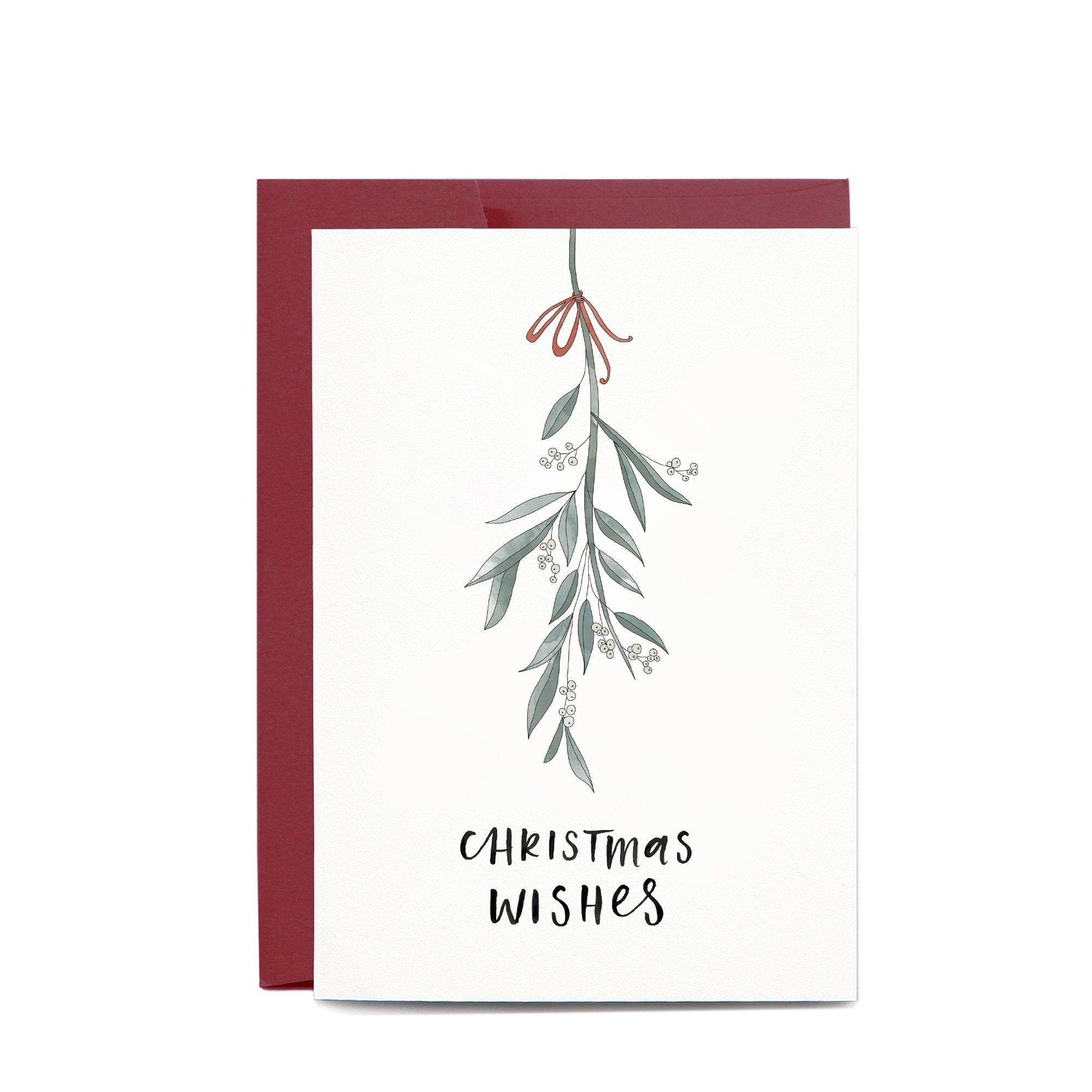 Christmas Mistletoe Greeting Card by In The Daylight - Ivy & Wood