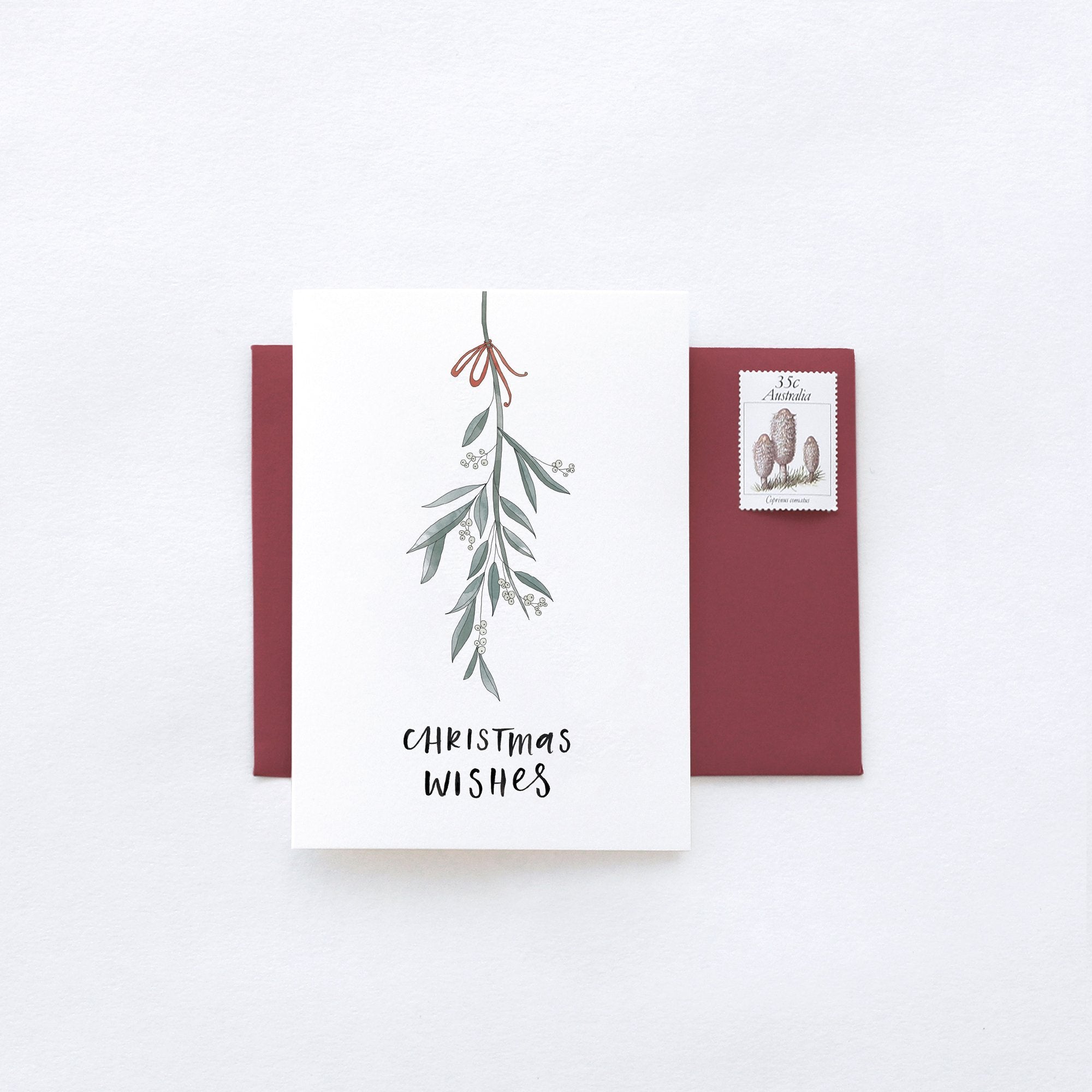 Christmas Mistletoe Greeting Card by In The Daylight - Ivy & Wood