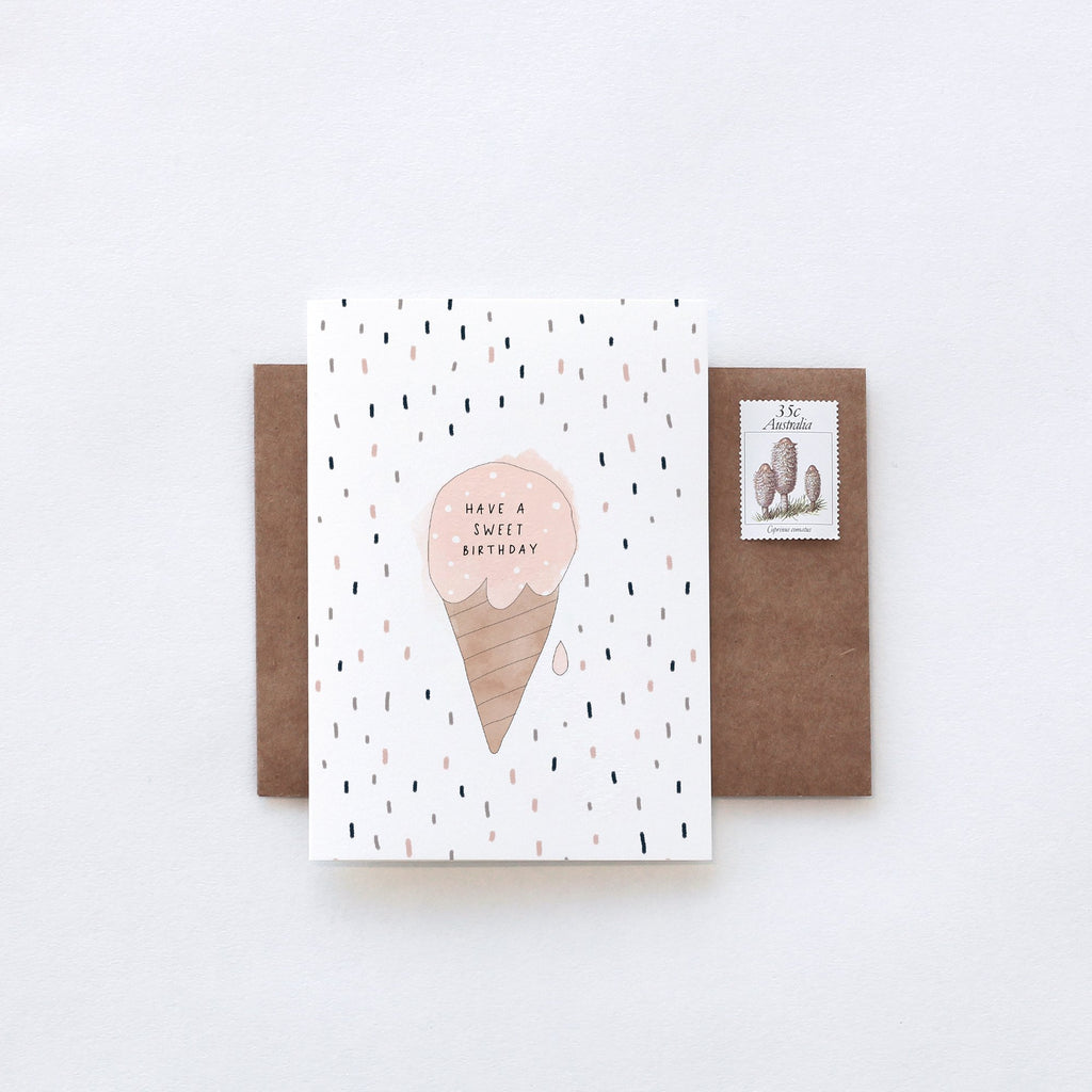 Sweet Birthday Greeting Card by In The Daylight - Ivy & Wood