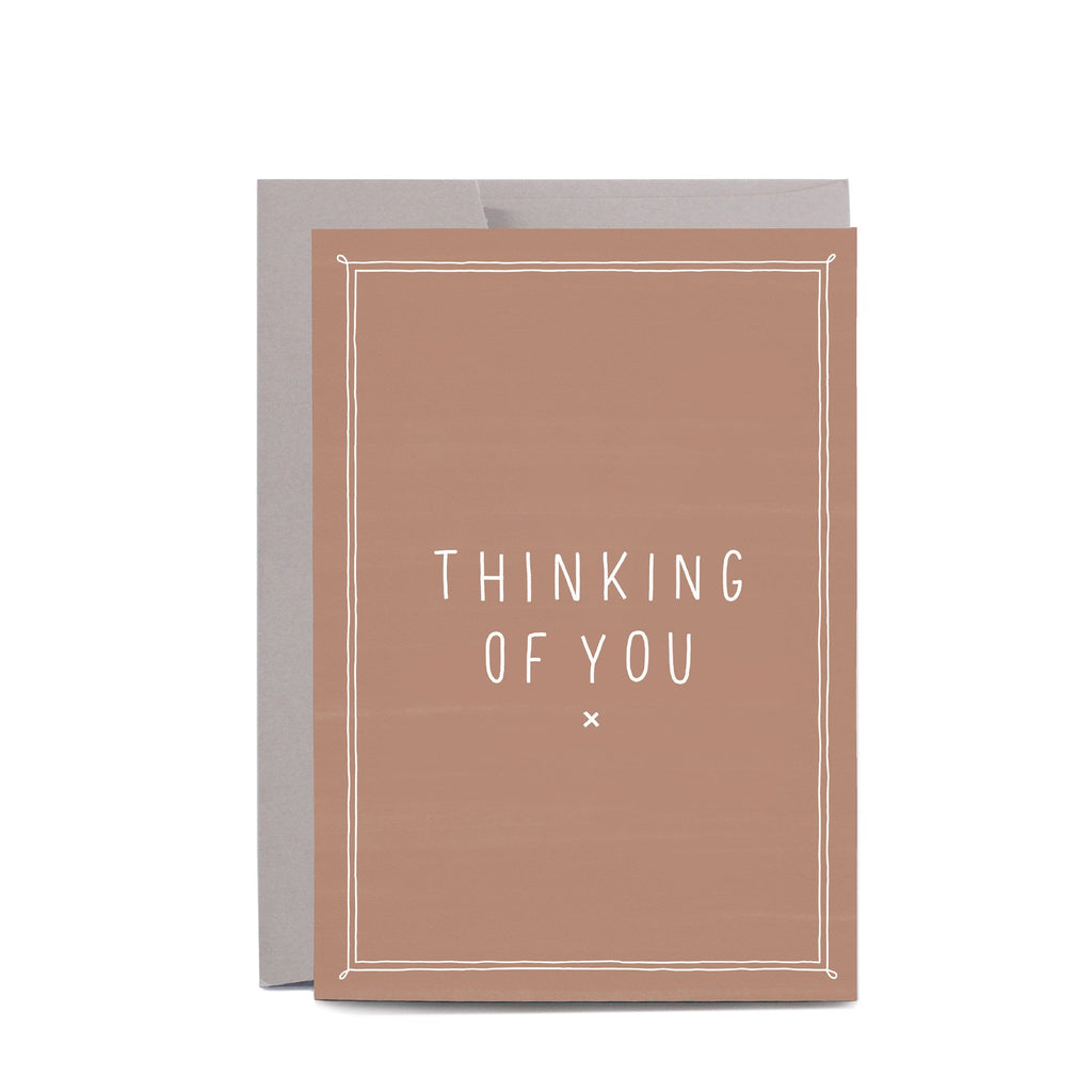 Thinking Of You (Blush) Greeting Card by In The Daylight