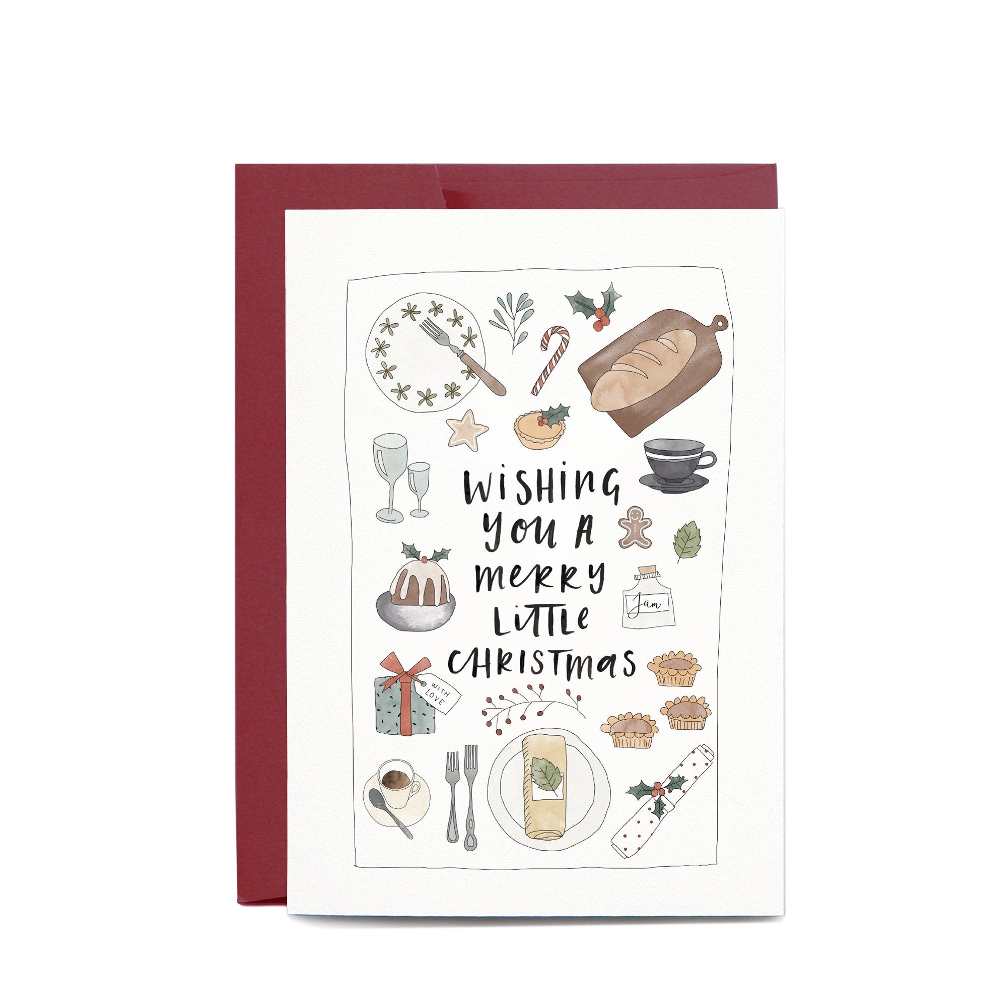 Christmas Feast Greeting Card by In The Daylight - Ivy & Wood