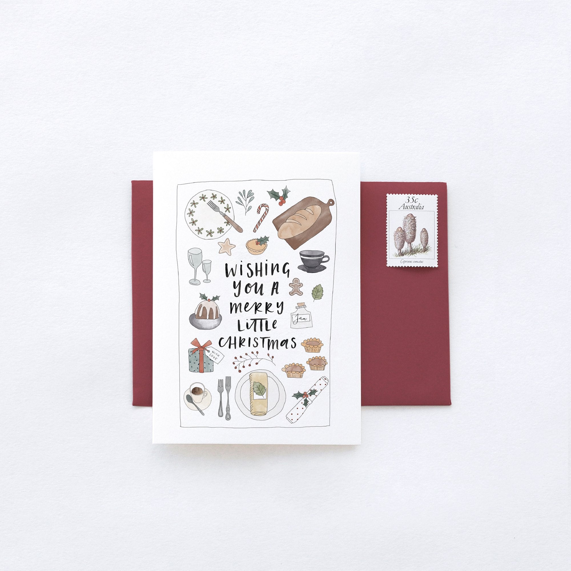 Christmas Feast Greeting Card by In The Daylight - Ivy & Wood