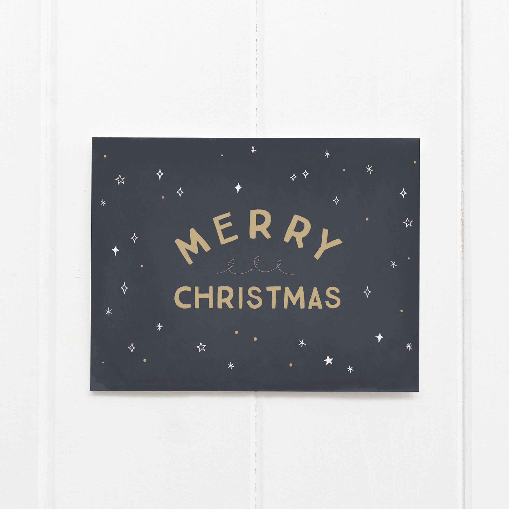 Starry Christmas Sky Greeting Card by In The Daylight - Ivy & Wood