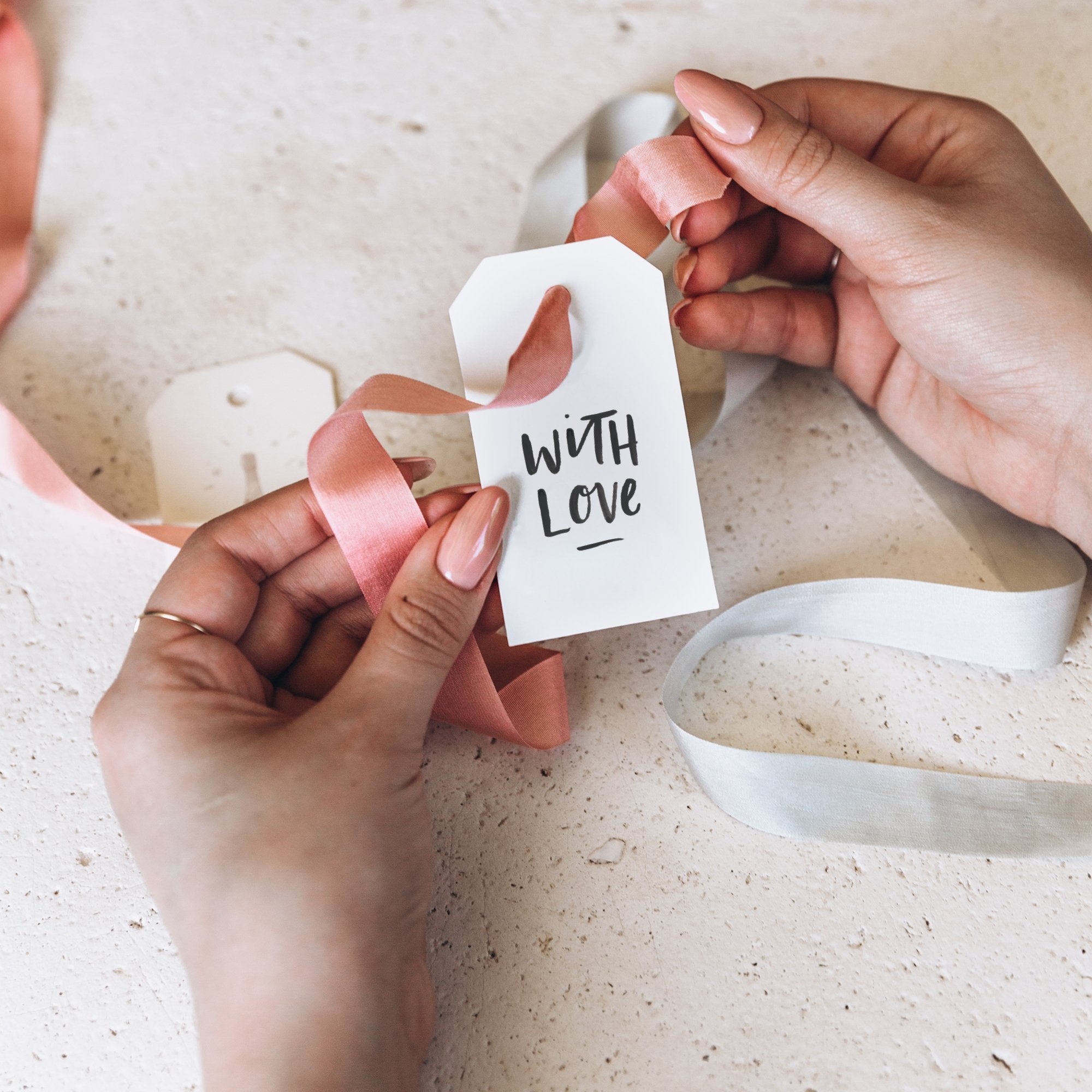 With Love Gift Tag Set of 5 by In The Daylight - Ivy & Wood