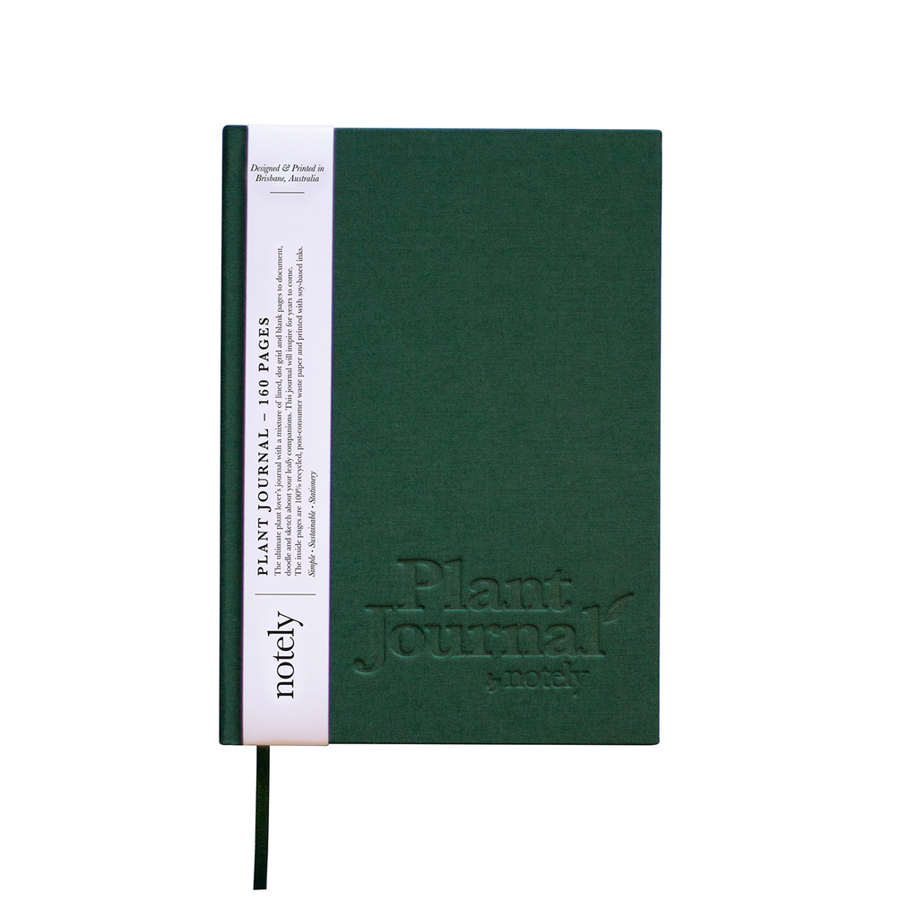Plant Journal in Forest Green by NOTELY