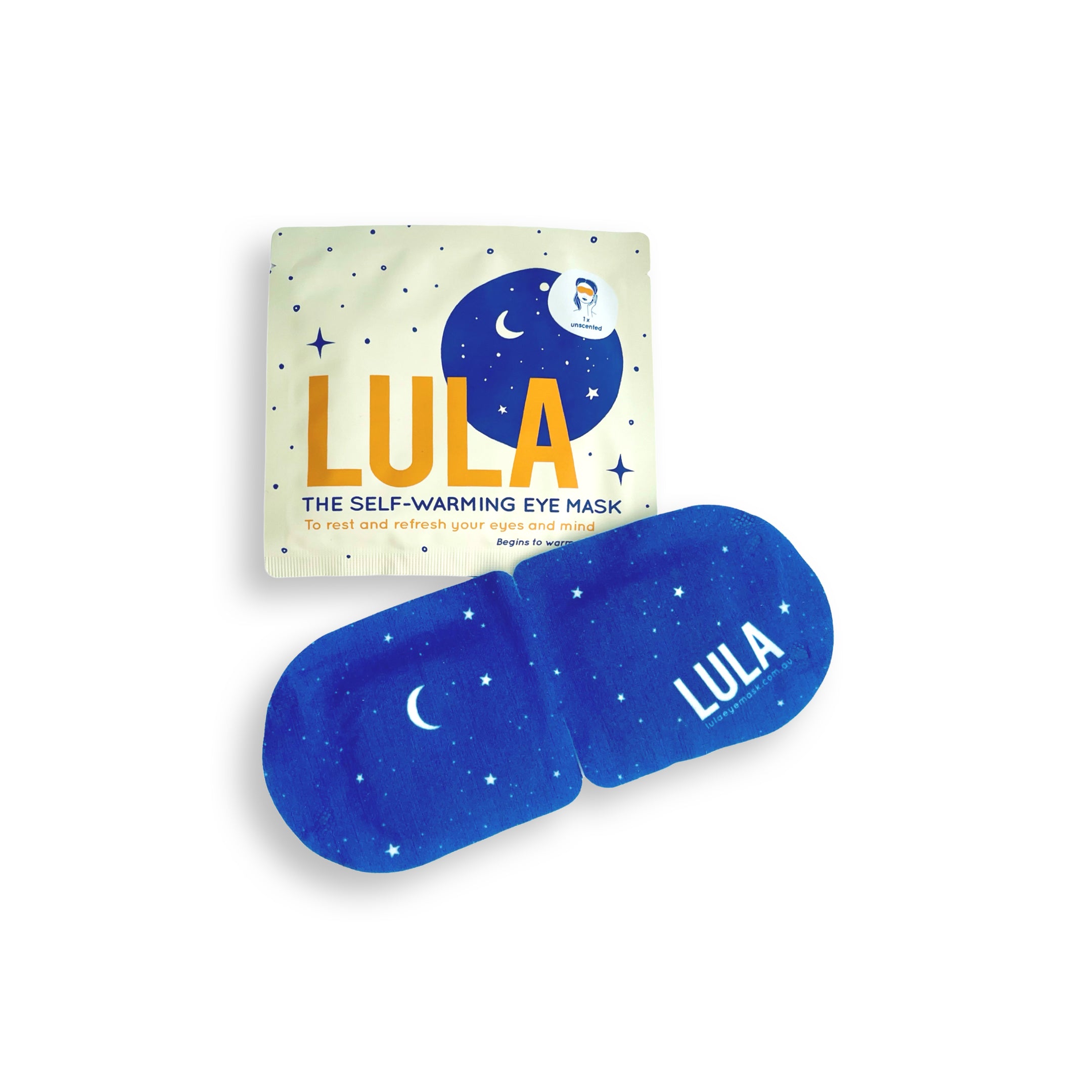 Lula Self-Warming Eye Mask (Unscented) - Ivy & Wood