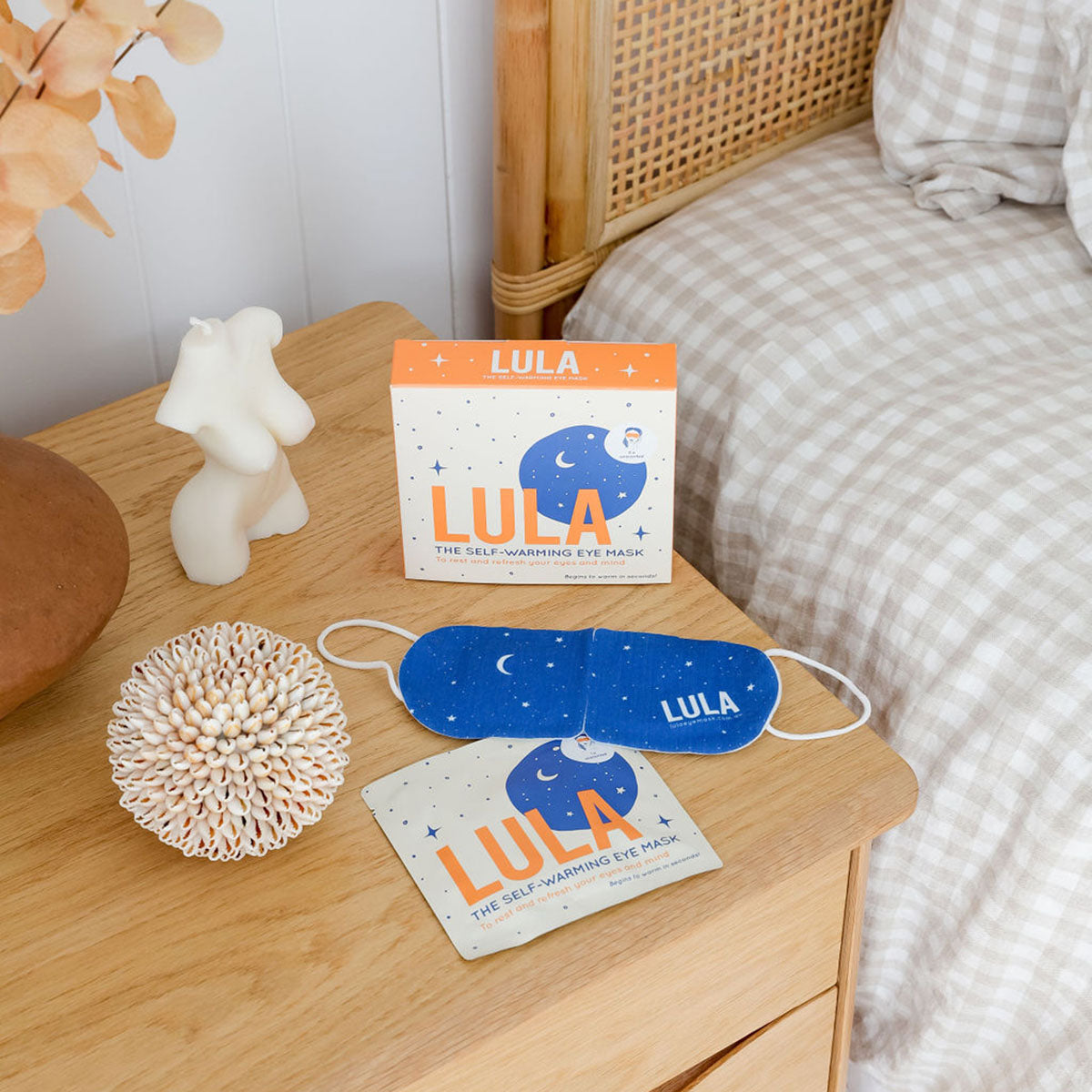 Lula Self-Warming Eye Mask (Unscented) - Ivy & Wood