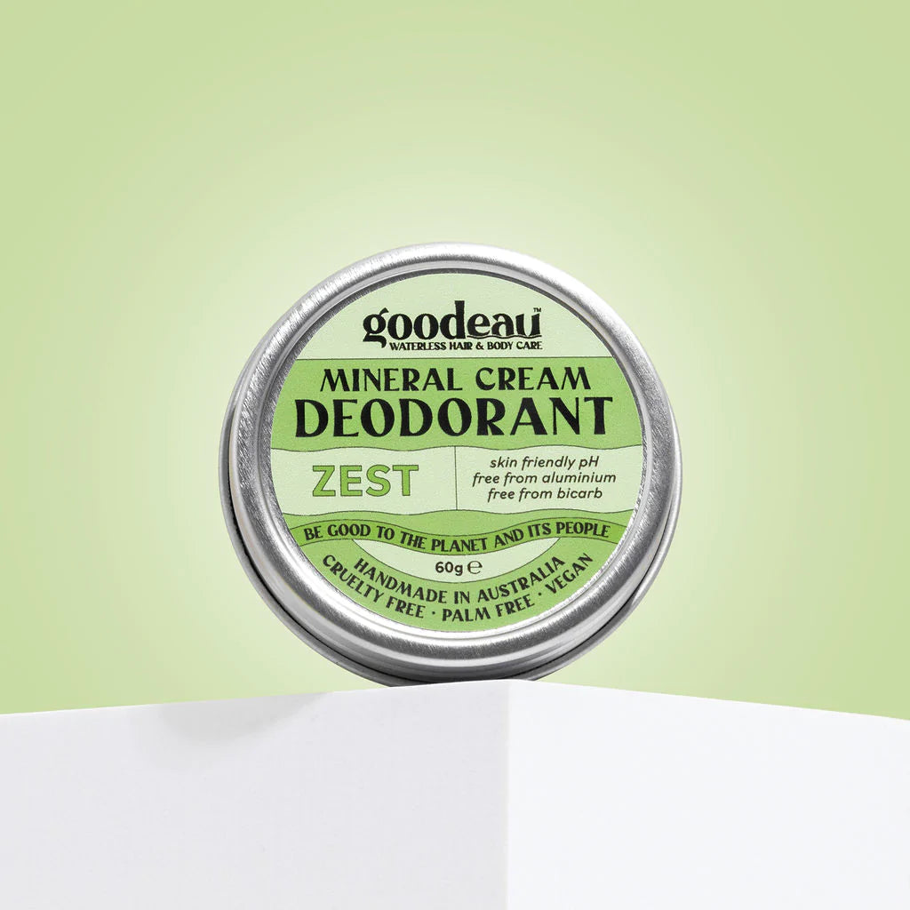 Zest Natural Deoderant Crème by Goodeau - Ivy & Wood