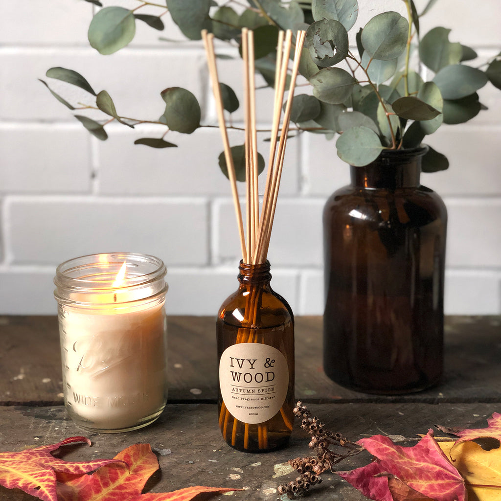 Limited Edition: Autumn Spice Reed Diffuser - Ivy & Wood - Australian Made