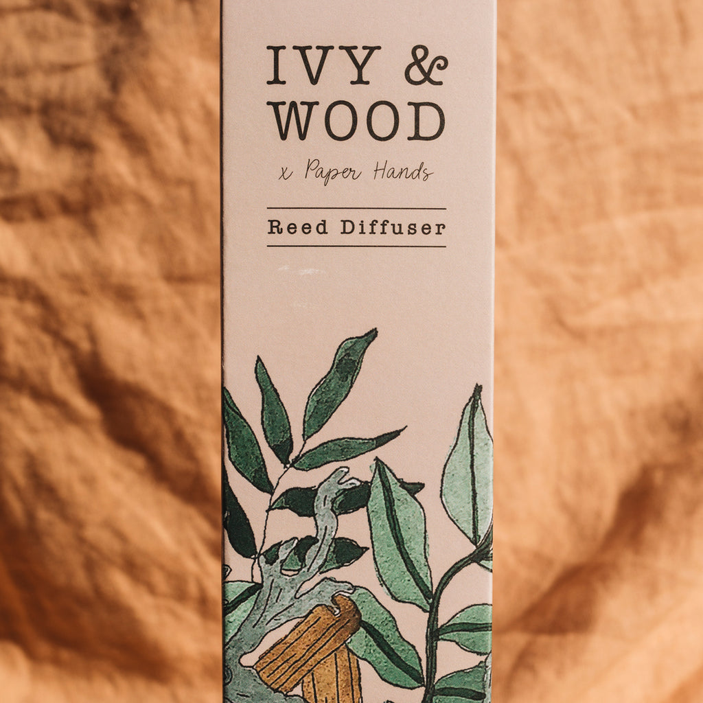 Botanical: Oakmoss & Cinnamon Reed Diffuser - Ivy & Wood - Australian Made